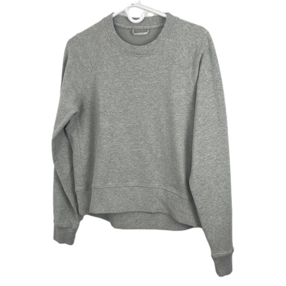 Lululemon Athletica Tops - Lululemon Light Heathered Grey Minimilaistic Sweatshirt